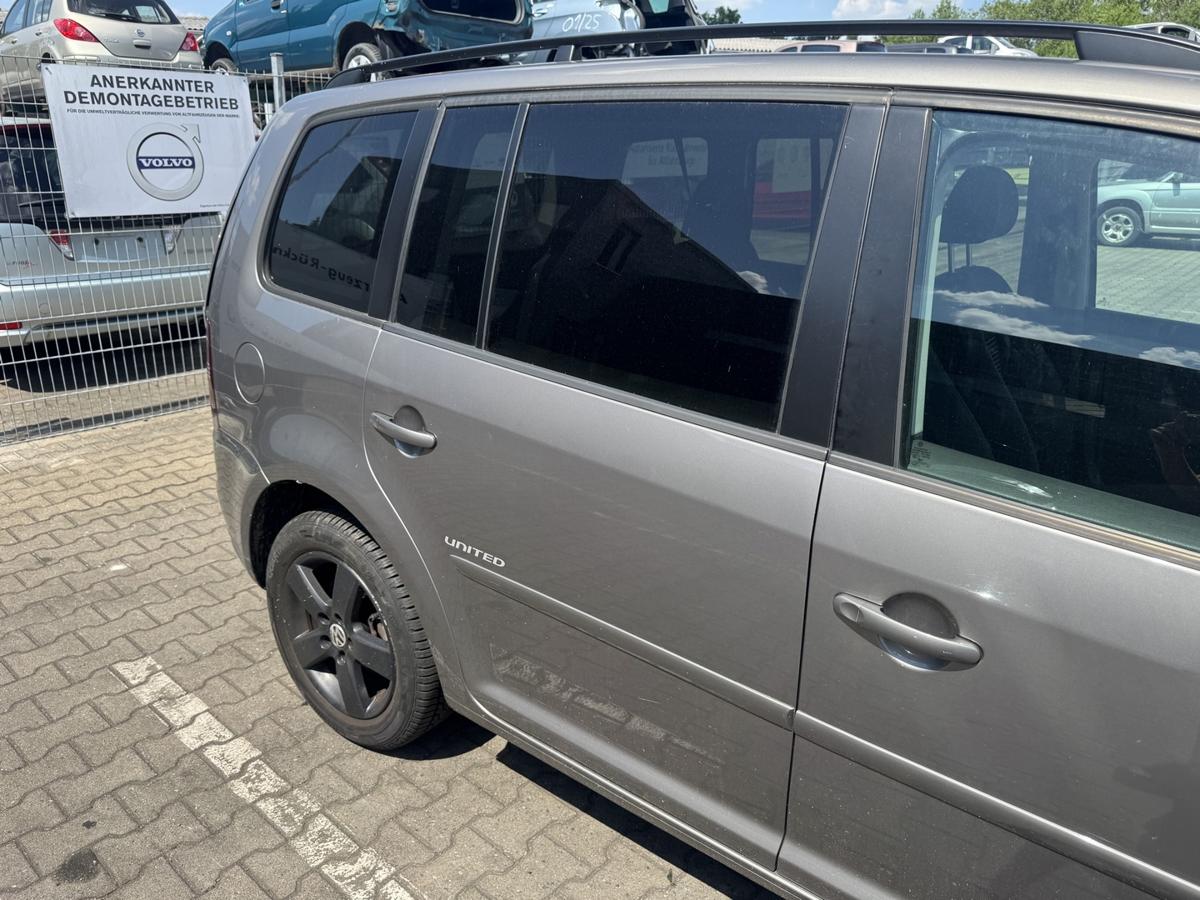 VW Touran 1T original T&uuml;r hinten rechts LD7S Graumetallic Rohbau Bj.2008
